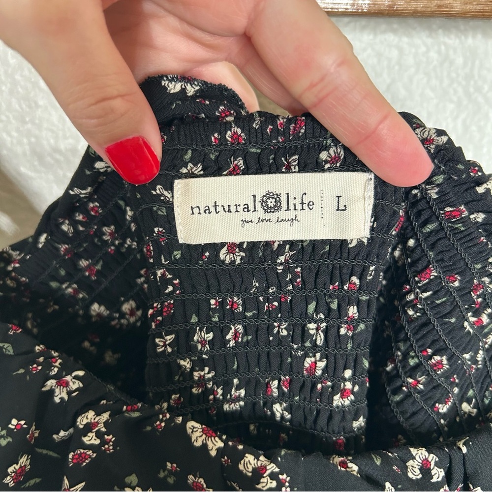 Natural Life midi dress floral print large - Picture 10 of 11